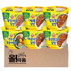 오뚜기 컵밥 6종 기획세트 2호(불닭마요+오삼불고기+제육+김치참치+전주식돌솥+매콤낙지), 1개