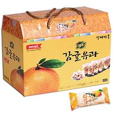 제주 감귤유과 500g (개별포장) 설날 선물세트 한과 명절 간식 단체 설선물 부모님 답례품 전통 과자 거래처 회사 어르신 복지센터, 1개