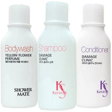 케라시스 미니 휴대용 바디워시 샴푸 린스 3종세트 각50ml, 1세트