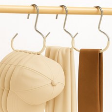 Daily Bloom 多功能防滑帽架, 白色, 6個