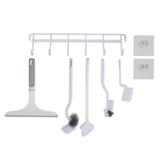 Sorteut 免打孔多用途清潔刷具5件組, 1套, 混合顏色