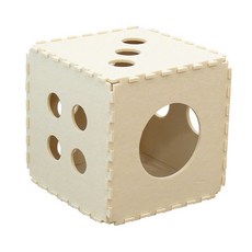 Gato 貓咪骰子毛氈躲貓貓屋, 黃色, 1個