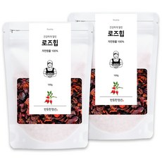 1+1 반듯한청년 로즈힙 티 100g 2봉 리필팩 차, 1개입, 2개