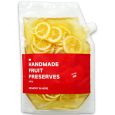 메모리인히어 1KG 수제 레몬청 슬라이스 홈카페 업소용 매장용 대용량, 1개, 1개입