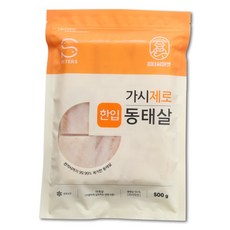 피터씨마켓 가시제로 한입동태살 500g 잔가시없는 우리아이 영양간식 동태전 생선까스, 1개