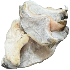 어부백서 대구목살 뽈살 가마살 대구머리 손질 절단 급랭 흑막 지느러미제거 1kg 업소용 뽈찜/ 구이/ 탕, 1개