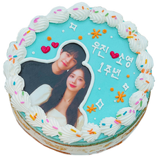 (평일 낮 12시전 주문 오늘출발) 케익팩토리 민트스냅포토, 1개, 420g