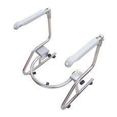 화장실 변기 안전손잡이 좌변기 핸들 보조대 지지대 양변기 장애인 안전바 보조손잡이 노인 복지용구 사업소 장기요양 등급 보험 실버용품 복지용품, 1개