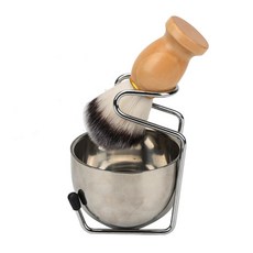 쉐이빙 클래식 면도기 세트 면도 용품 비누그릇 솔 받침대 거치대, 1세트, 브러쉬그릇세트