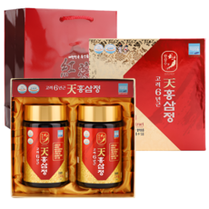 HnF 리뉴얼 고려6년근 천홍삼정 국내산 식약처인증 GMP 프리미엄 선물용, 480g, 1개