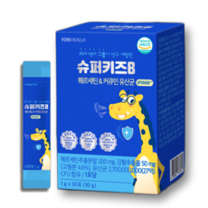 슈퍼키즈B 퀘르세틴 커큐민 유산균, 1박스, 30회분