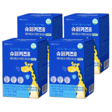 슈퍼키즈B 퀘르세틴 커큐민 유산균, 4박스, 30회분