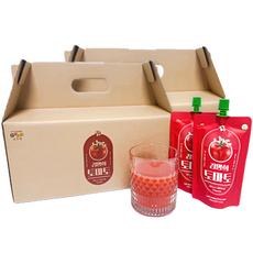 김명희토마토즙 국내산 토마토즙 답례품 토마토주스 선물 클렌즈 과일쥬스, 60개, 110ml