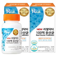 리얼닥터 100억 유산균, 30정, 2개