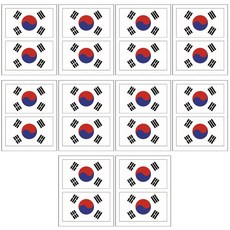 (10장세트)CF-016 대한민국 태극기 타투스티커 한국타투2, 1개, 한국타투-10장세트
