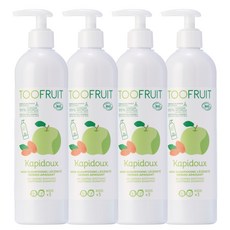 [어린이 민감두피 샴푸] 자연유래 약산성 천연과일향 / 투프루트 카피두, 4개, 400ml