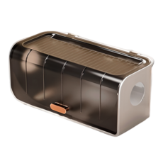 JJOISO 現代簡約延長線收納盒, 4個, 黑白色