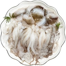 [굿챈스]냉동절단주꾸미 1BOX(500g x 6개) M L 사이즈 손질주꾸미 샤브샤브, 3kg(L), 2개