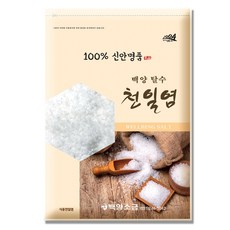 신안 천일염 명품 탈수천일염 굵은소금, 2개, 1.5kg