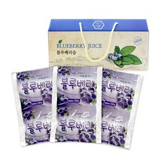 [영글어농장] 국내산 블루베리즙 80ml X 30포 NFC착즙공법, 1박스