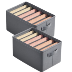 로그로 접이식 칸막이 옷 정리함 6칸, 6개