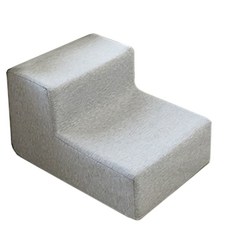 1040펫 슬개골보호 강아지계단 스펀지포함, 알파카블랙, 1개