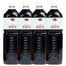 [미감미소] 1.5L x 4병 대용량 / 고창선운산 토박이가 만든 햇 복분자 엑기스 선물포장, 01. 복분자엑기스 1.5L 4병, 4개, 1개입