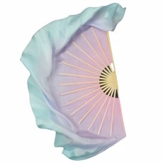 Makone 너슬부채무용부채전통부채춤공연파스텔화려한, 1개