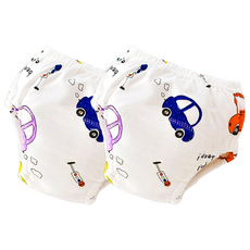 圖案棉質如廁訓練褲 2件組