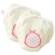 Bebeniz 水果幼兒如廁訓練褲 2件組, 火龍果, 6套