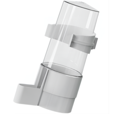 벨라픽 예쁜 새 먹이통 80ml, 화이트, 1개