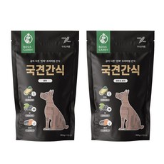 뿌와캔디 국견간식 국내산 관절&눈&피부 강아지 간식 250g, 연어맛 1개 + 연어&참치맛 1개, 2개