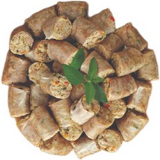 옛맛시골아주매 소포장순대 찹쌀 고기 야채(매운맛) 야채(순한맛) 찰(당면) 김치 6종류 500g 고기순대, 1개