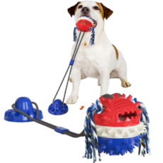 Devence 狗狗拖船款拉力玩具, 海軍藍, 1入