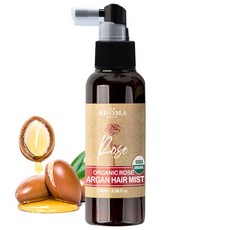 더아로마샵 로즈 아르간 헤어미스트 두피 쿨링 모발 정전기 헤어 토닉 케어, 1개, 100ml