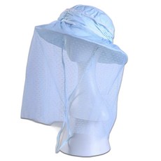 NOS협력업체 보호 방충망 모자 03 하늘색, 1개