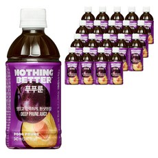 낫띵베럴 푸푸룬 푸룬주스, 340ml, 20개