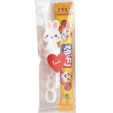 비눗방울구디백 KC인증 생일선물 답례품 어린이집 유치원 +스티커, 1개, 화이트