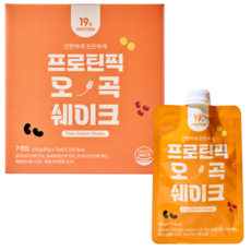 [그린허브] 프로틴픽 오곡 쉐이크 단품/세트 건강하고 맛있는 한끼 대용, 1개, 45g