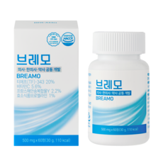 [류케어 브레모][의사약사 공동개발] 에어 리프레시 특허원료 TF343 퀘르세틴 브로멜라인 베타글루칸 함유, 1개, 60정