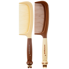 포뇨으노 토끼 캐릭터 머리빗 헤어브러쉬 1+1, 1개