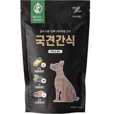 뿌와캔디 국견간식 국내산 관절&눈&피부 강아지 간식 250g, 연어 & 참치맛, 1개