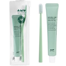AMONVIE 便攜式牙膏牙刷2件組, 5套, 50g
