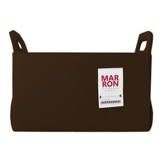 MARRONS 可折疊毛氈收納籃, 1個, 巧克力棕