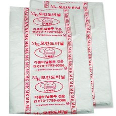 MOKANDO 超市塑膠袋 白色 4號 100入, 2個