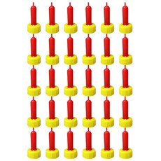 BUZOO 동물 수유 젖병꼭지 애완 음료 병 젖꼭지 포유기꼭지-염소용, 30개