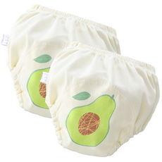 Bebeniz 水果幼兒如廁訓練褲 2件組, 酪梨, 6套