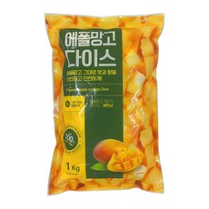 산들네이처 냉동 애플망고 다이스 5kg (1kg x 5봉), 5개, 1kg