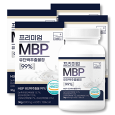 MBP 유단백추출물 엠비피 99% 산양유 콘드로이친 1200 무부형제 HACCP 식약청인증, 4개, 60정