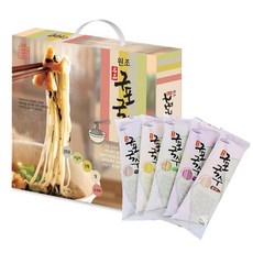 구포국수 5P 선물세트 5색 국수 소면 답례품 선물용, 1.5kg, 1세트